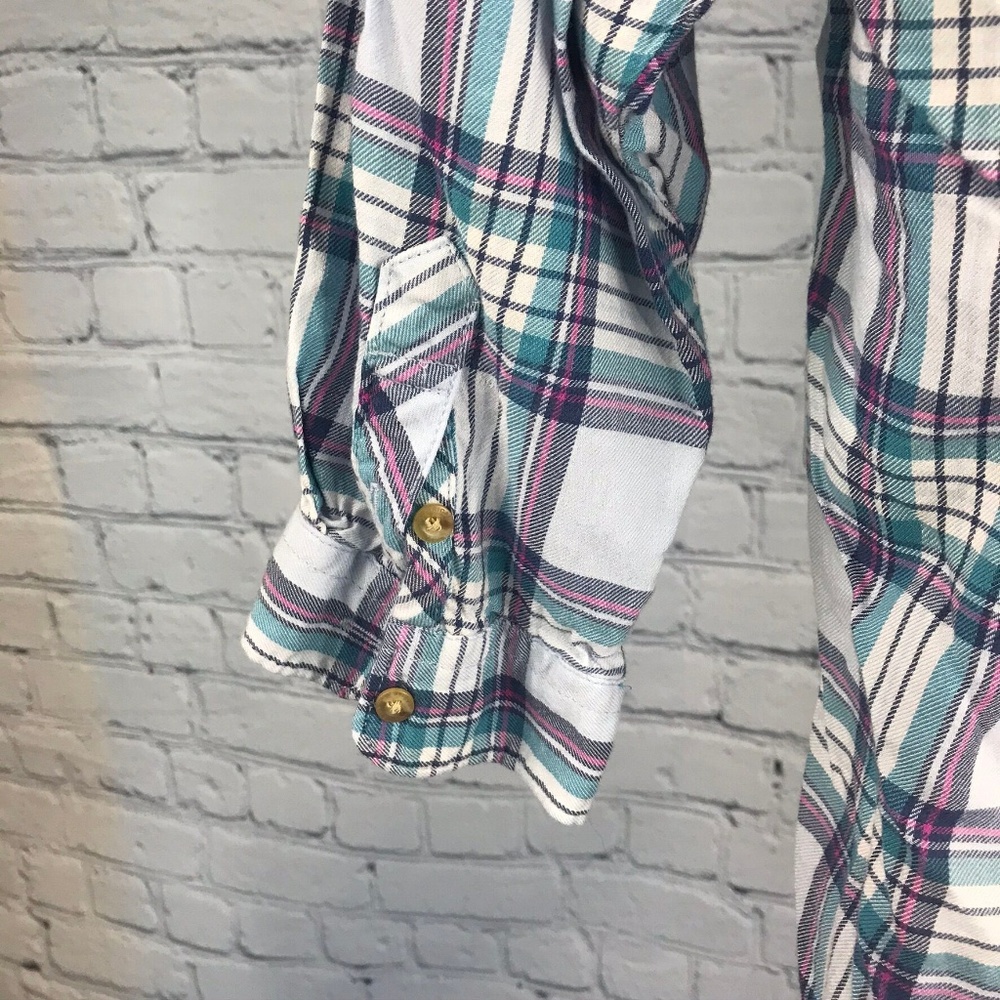 American Eagle Outfitters Plaid Button Down Shirt - Picture 6 of 8